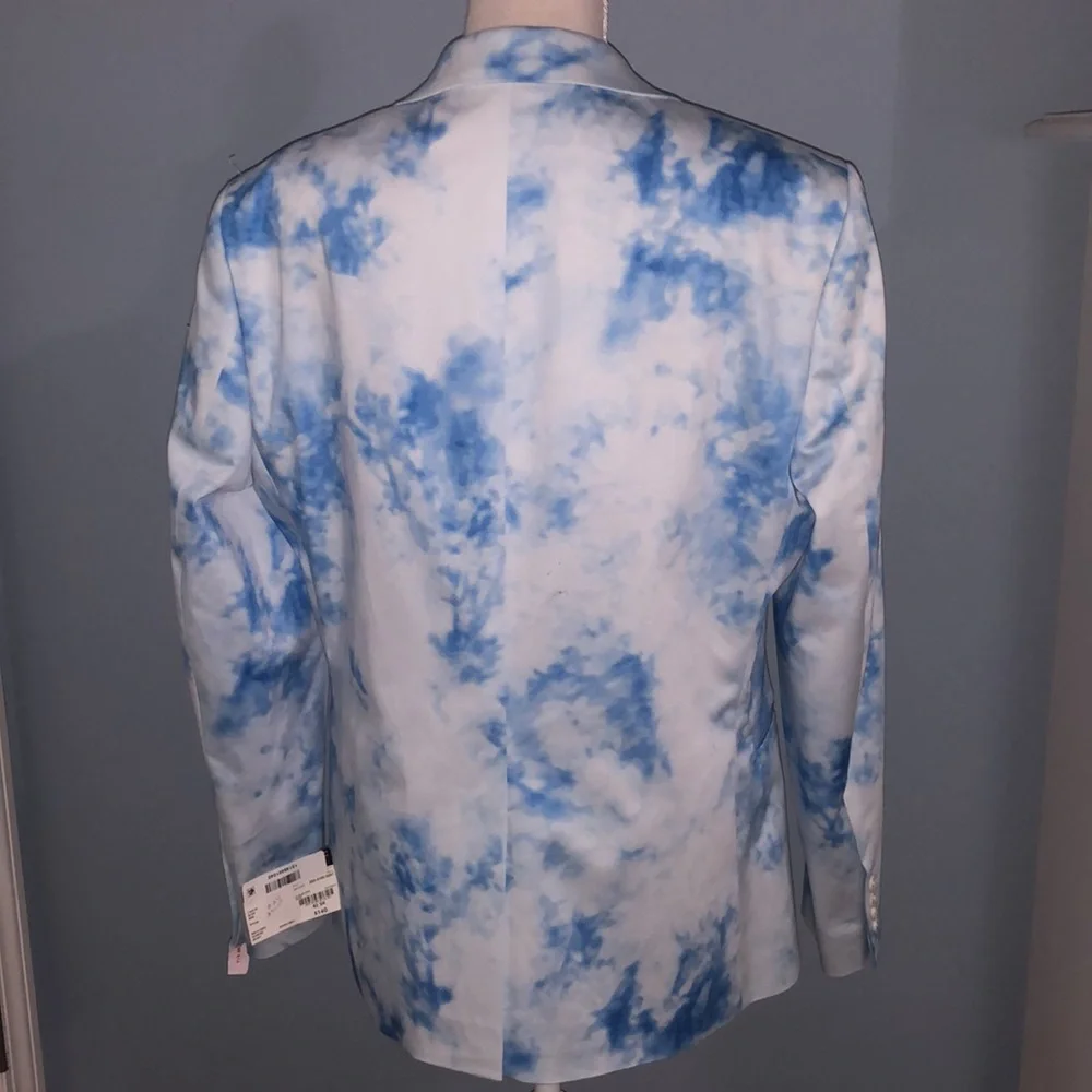 JF J. Ferrar tie dye cloud slim suit sports jacket
